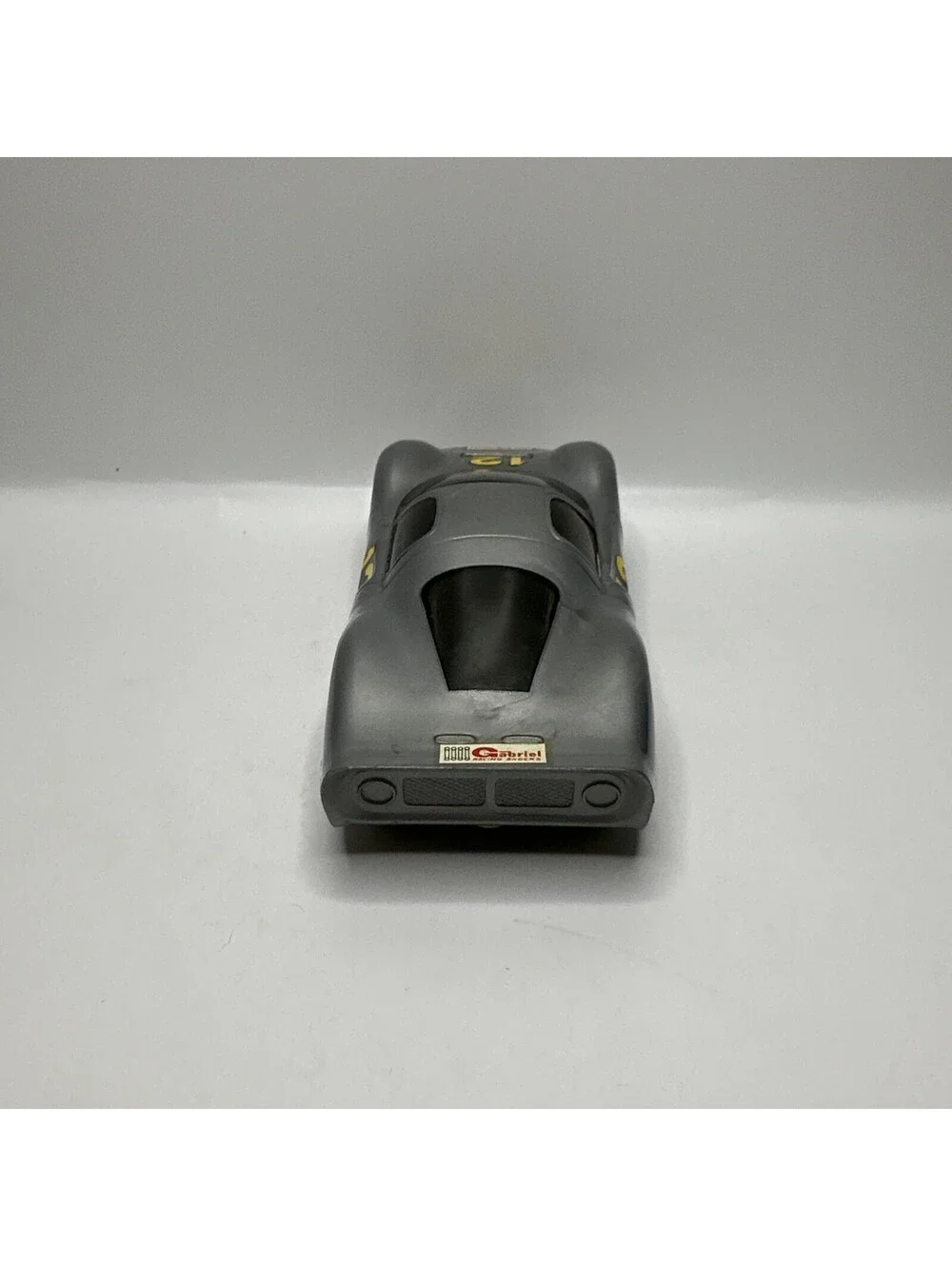 Vintage Eldon AMT 1/32 1967 Porsche Carrera Grey #12 Slot Car FAST SHIPPING